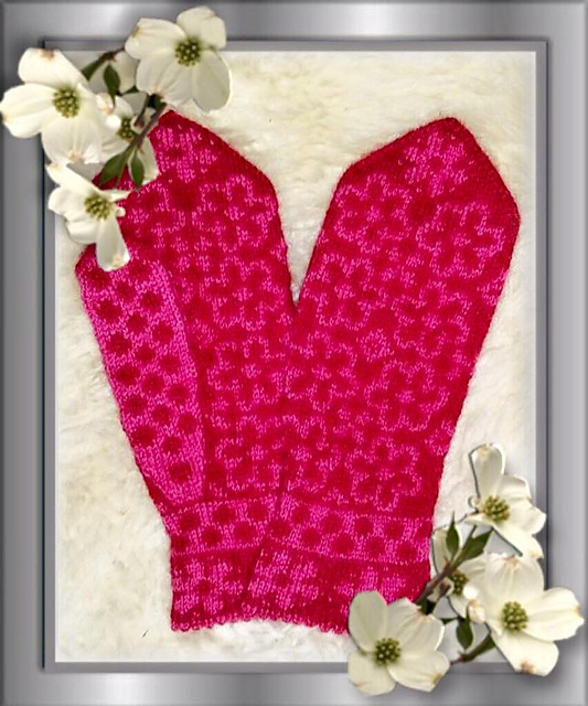Rosa mittens