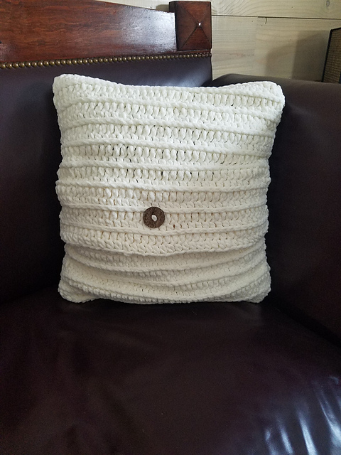 Button Pillow Cover