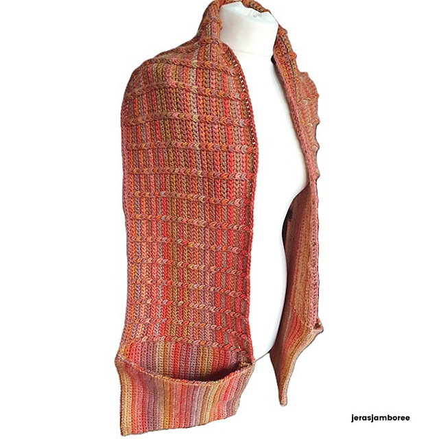Textured Trails Pocket Scarf