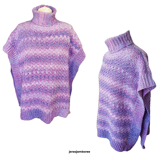 Lavender Fields Poncho