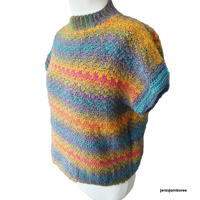 Sunset Cascade Sweater Vest