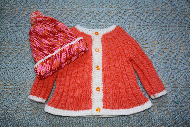 Easy Rib Knit Cardigan