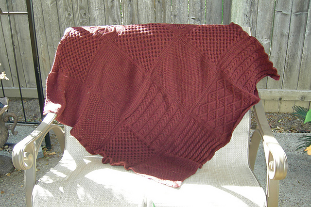 All About Aran afghan