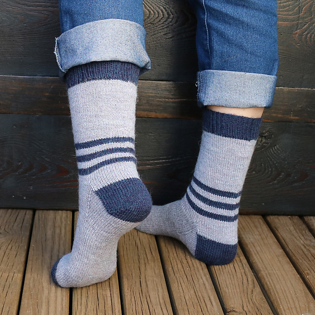 Triple Stripe Socks