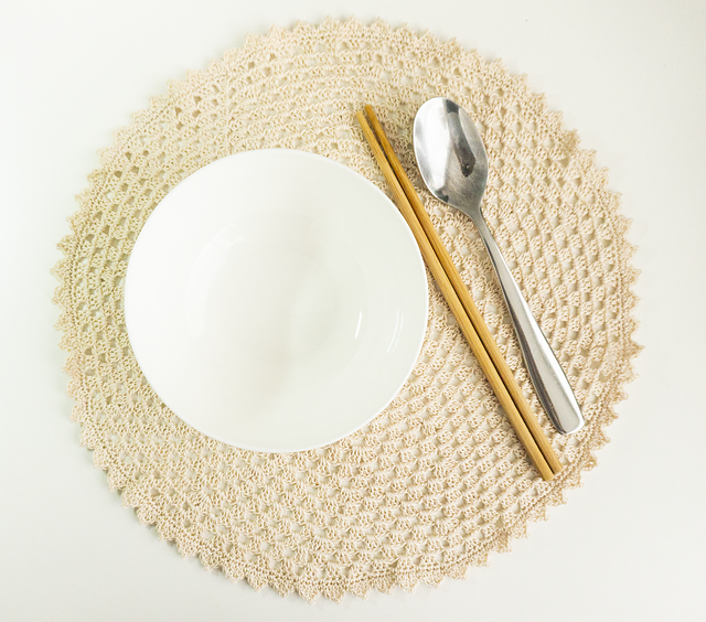 Granny Square Placemat - Circle