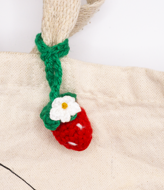 Strawberry Bag Charm