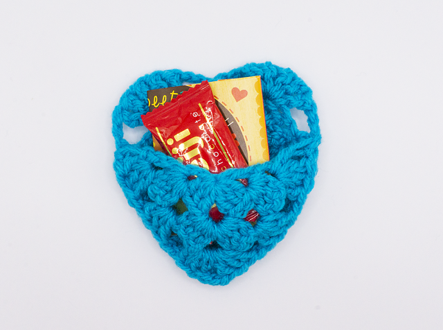 Granny Square Heart Valentines