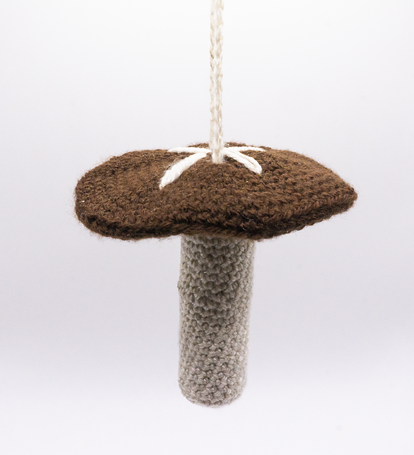 Shiitake Mushroom Bag Charm
