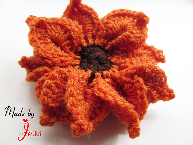 Crochet Serenity Flower