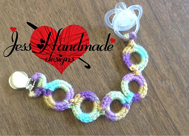 Crochet Pacifier Clip