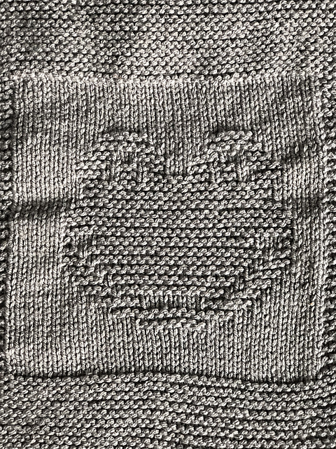 Smiling frog wash cloth