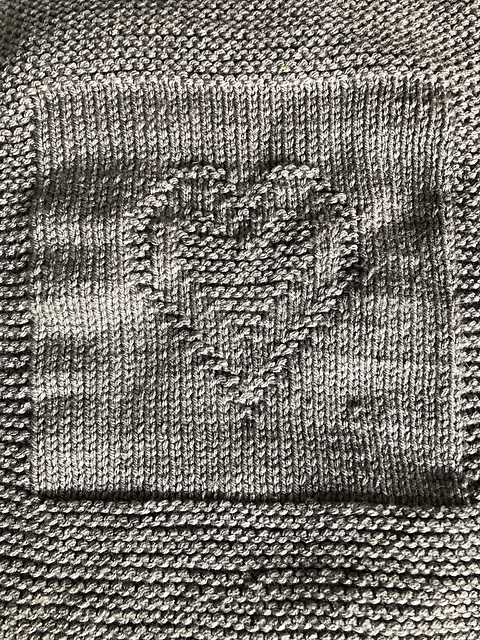 Double hearts wash cloth