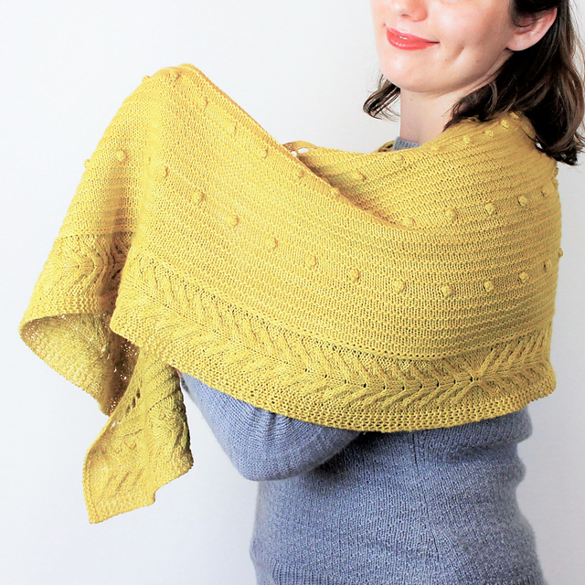 Bush Wattle Shawl
