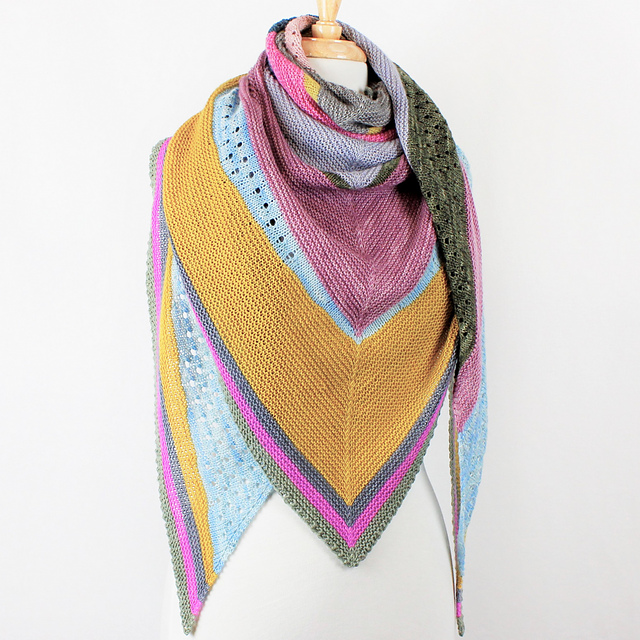 Semaphore Shawl