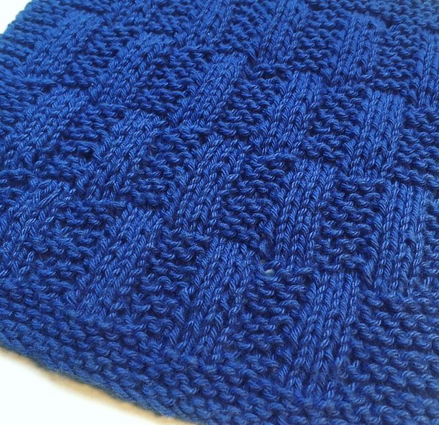 Garter Stocking Dishcloth