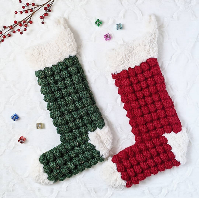 Deck the Halls with Bobbles Stocking