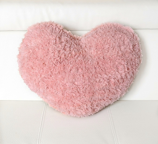 Faux Heart Pillow