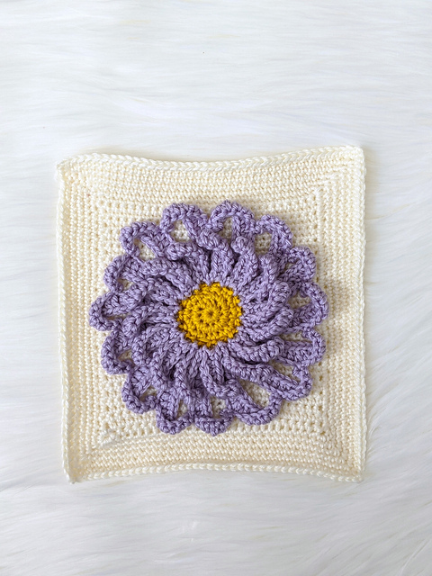 Blooming Flower Square