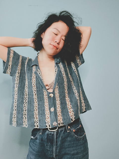 Calad Shirt crochet pattern by Jess' Root Knots