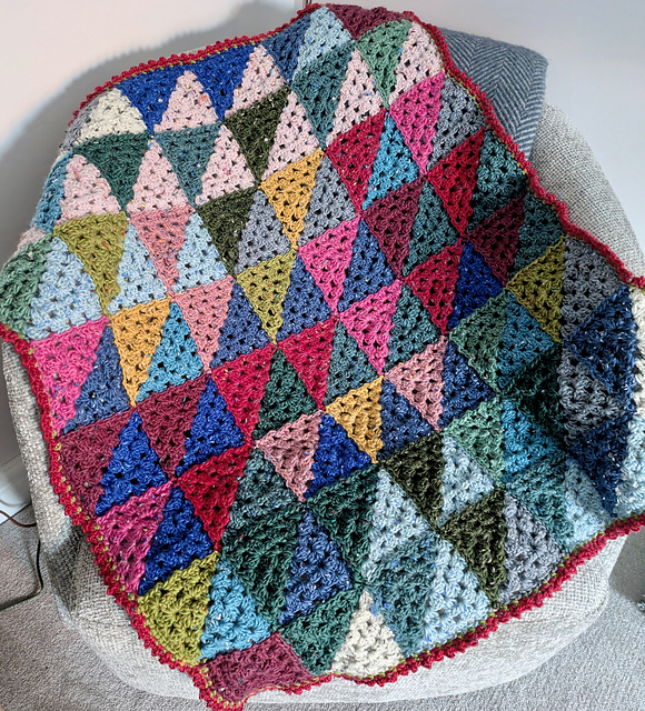 Triangles Mini Temperature Blanket