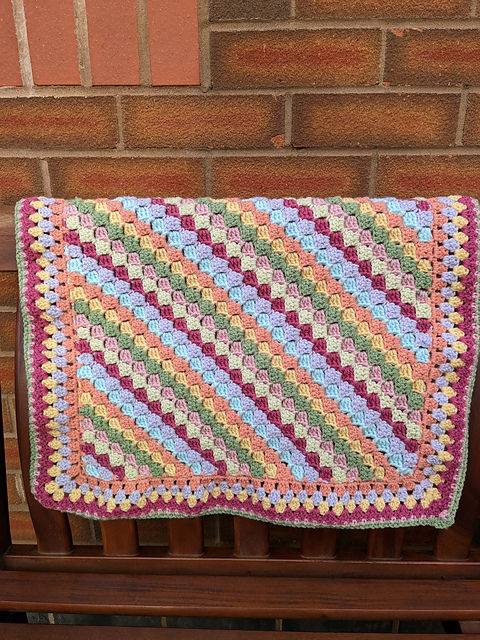 Rainbow Basket Blanket