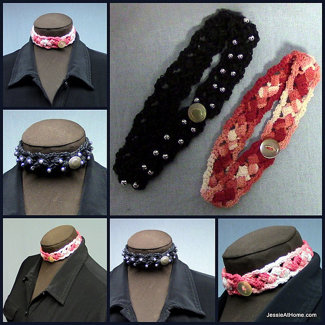 Puff Stitch Choker
