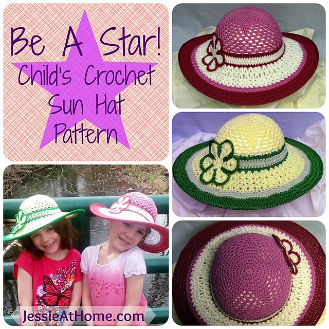 Be A Star Child's Sun Hat