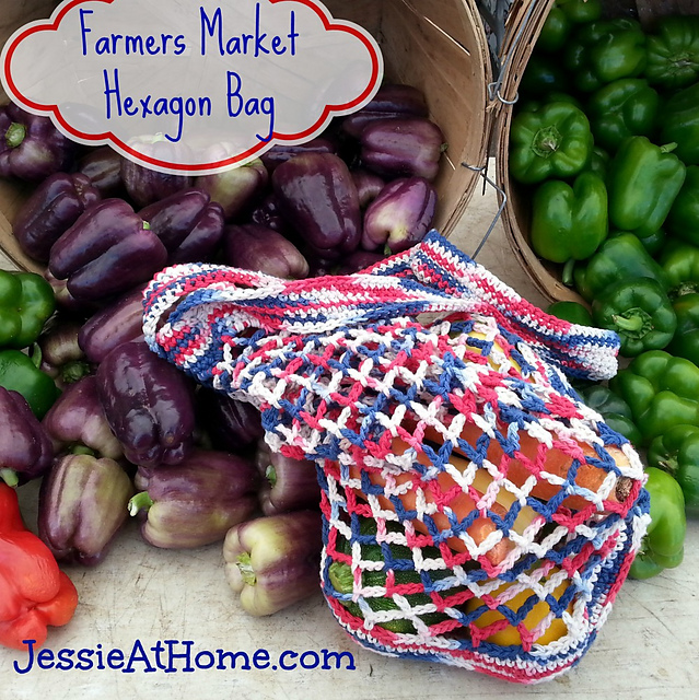 Farmers Market Hexagon Bag