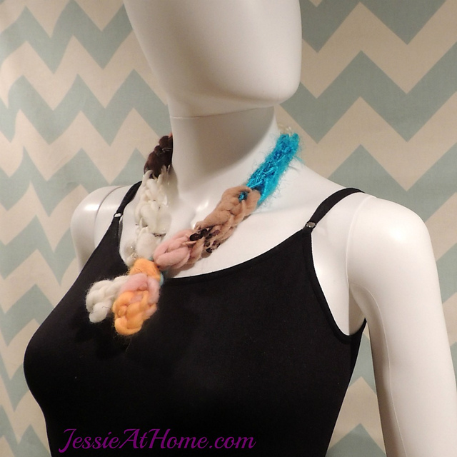 Finger Knit Necklace