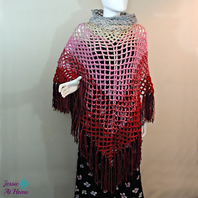 Nettie’s Super Simple Hooded Poncho
