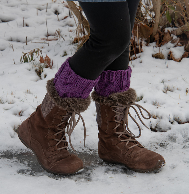 Cozy Cabled Boot Cuffs