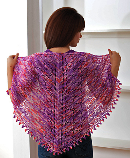Summer Berries Shawl