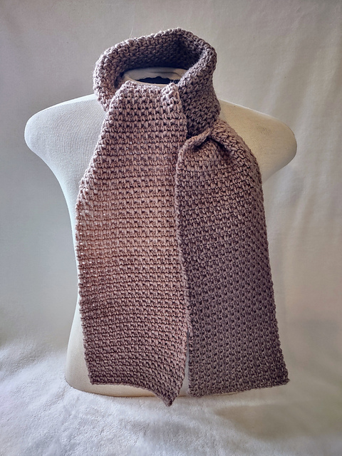 Moss Stitch Scarfie