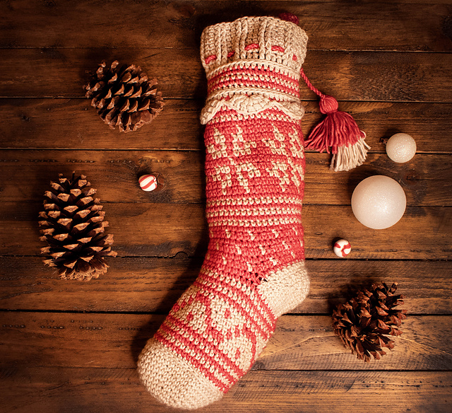 Snowfall Stocking