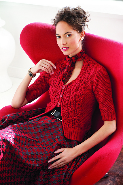 Cabled Cardi