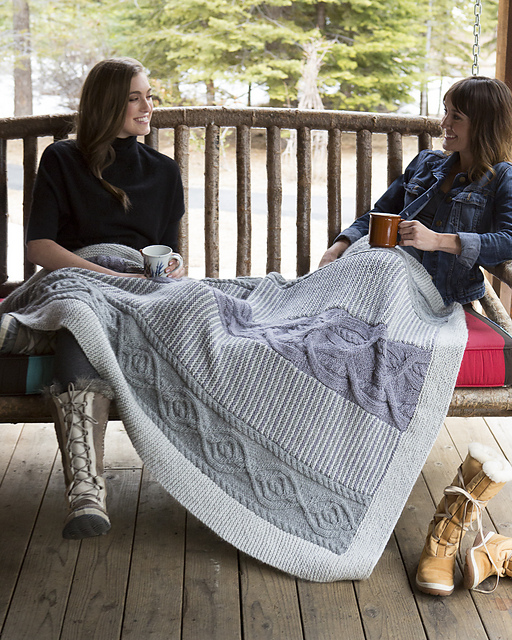 Cable & Garter Blanket
