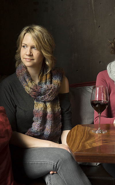 Reversible Cable Scarf