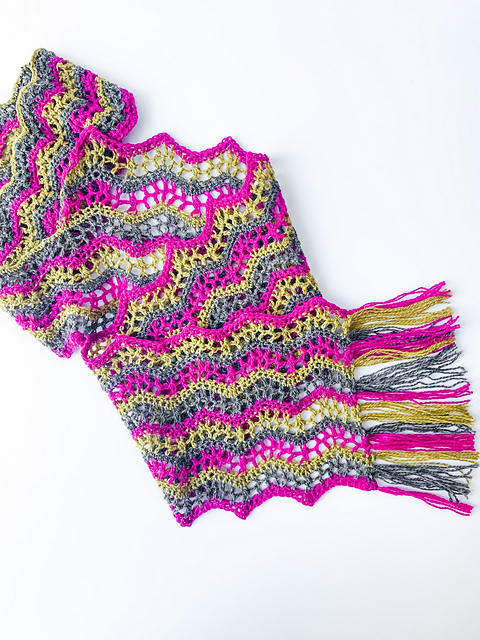Rock & Roll Scarf (crochet)