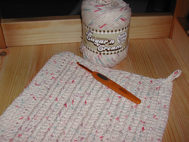 Half Double Crochet Washcloth