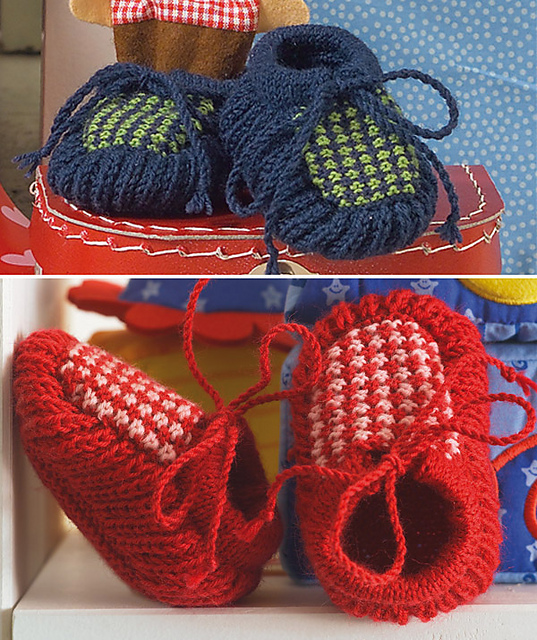 6622 A and B Baby's Booties