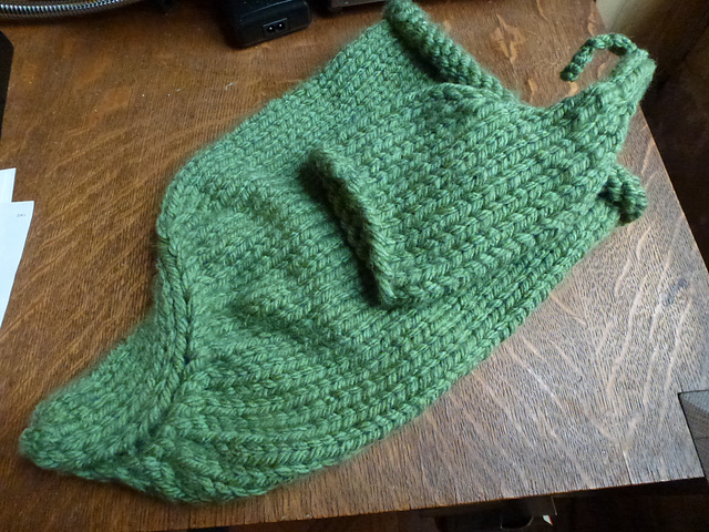 Pea Pod Knit Photo Prop