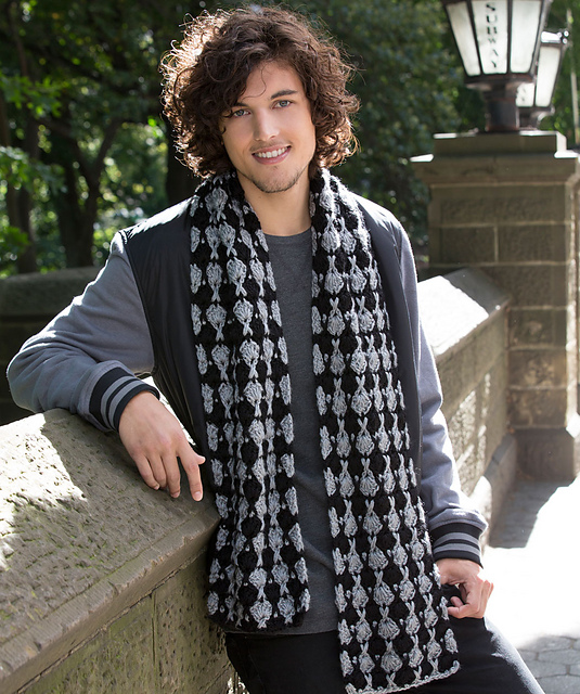 Cross-Stitch Scarf