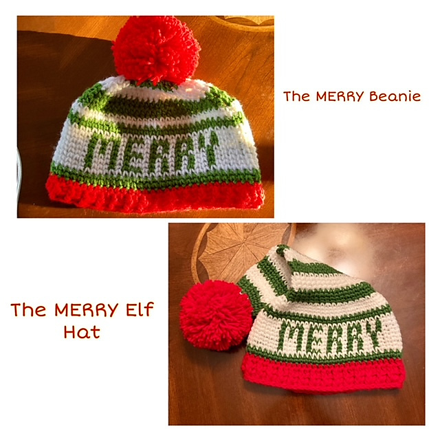 The MERRY Beanie & Elf Hat