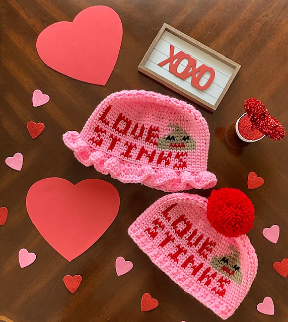 The #2 Love Stinks Hats