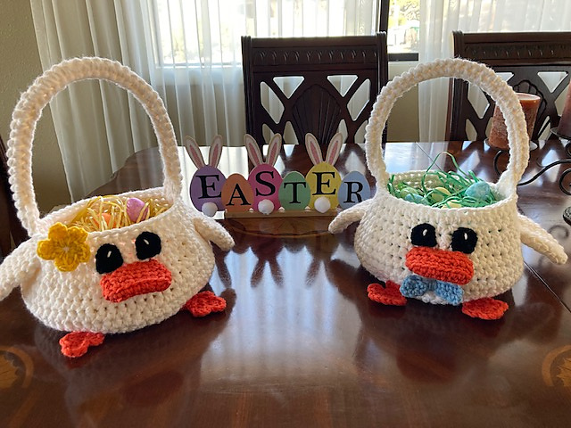 Easter Ducky Basket