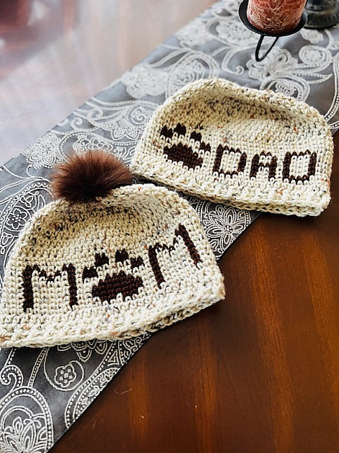 Dog Mom & Dad Beanie