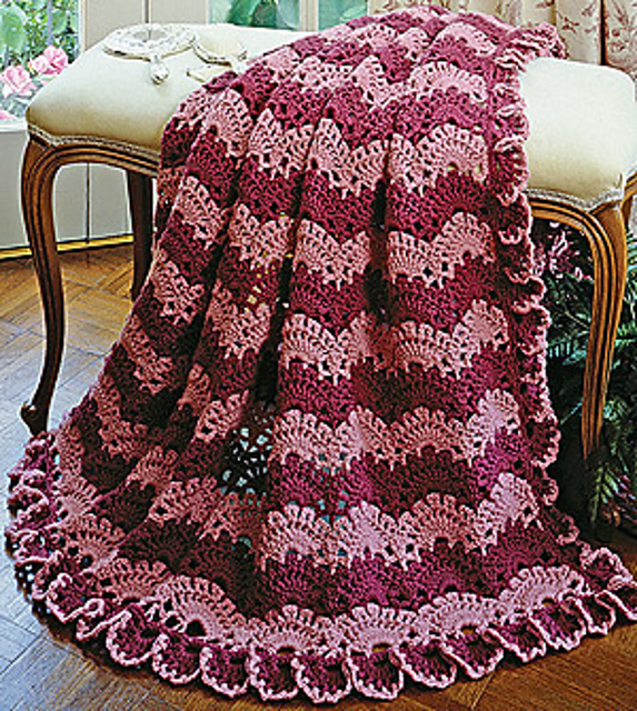 Lacy Scallops Afghan