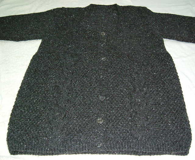 Design D - Cabled Cardigan