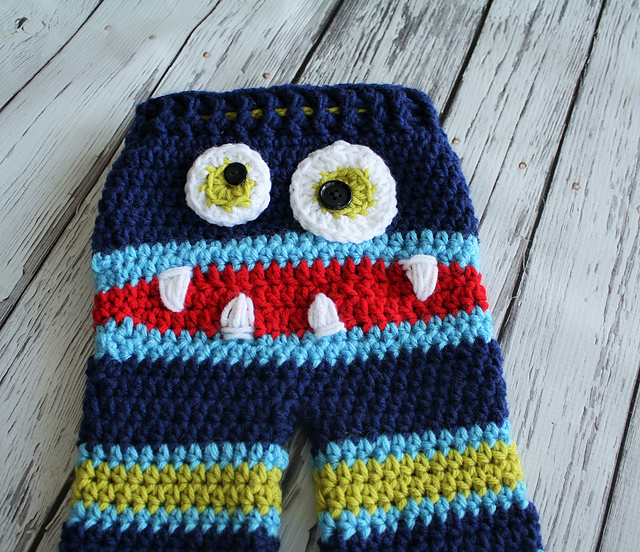 Ravelry: Striped Monster Pants pattern by Jodi Fluckiger