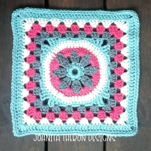 Octagon Flower Granny Square